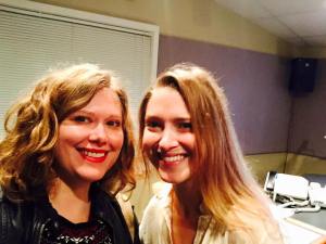 Pictured with WFDD Associate Producer, Bethany Chafin.
